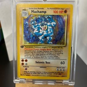 First edition Machamp 8/102